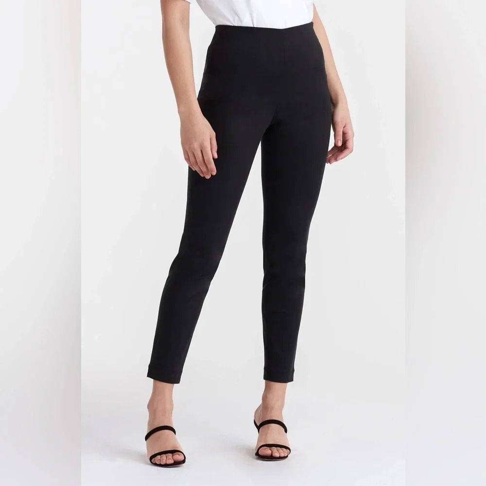 VETTA Slim Work Pant in Washed Black Size 4